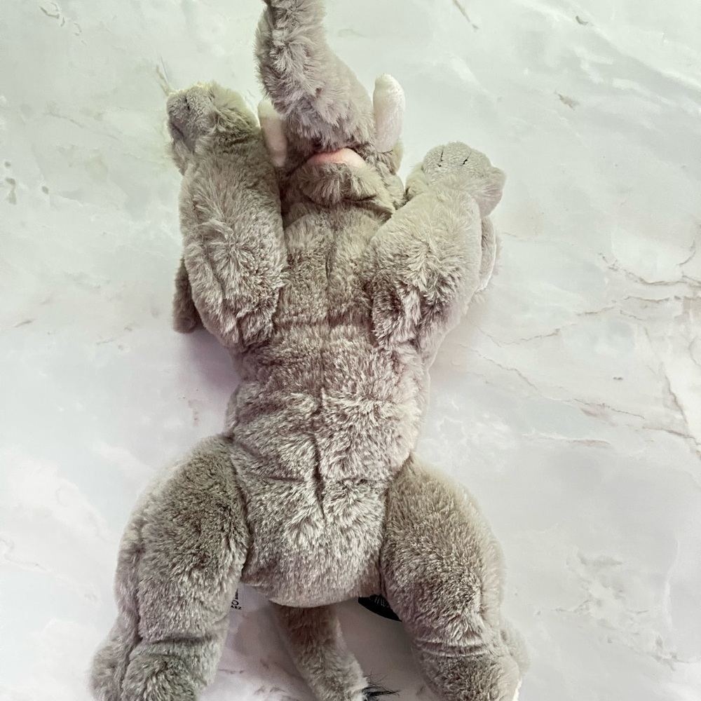 FAO Schwarz Soft Gray Elephant Plush - Picture 9 of 10